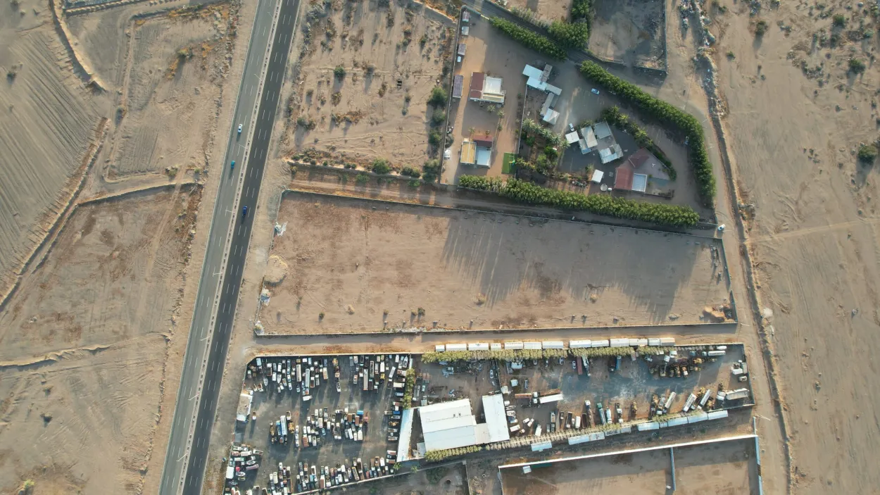 الأراضي الخام بمدينة جدة