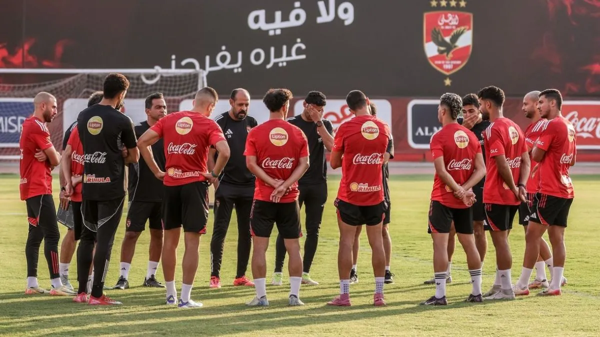 لأهلي يستعد لمواجهة إنبي في الدوري المصري الممتاز