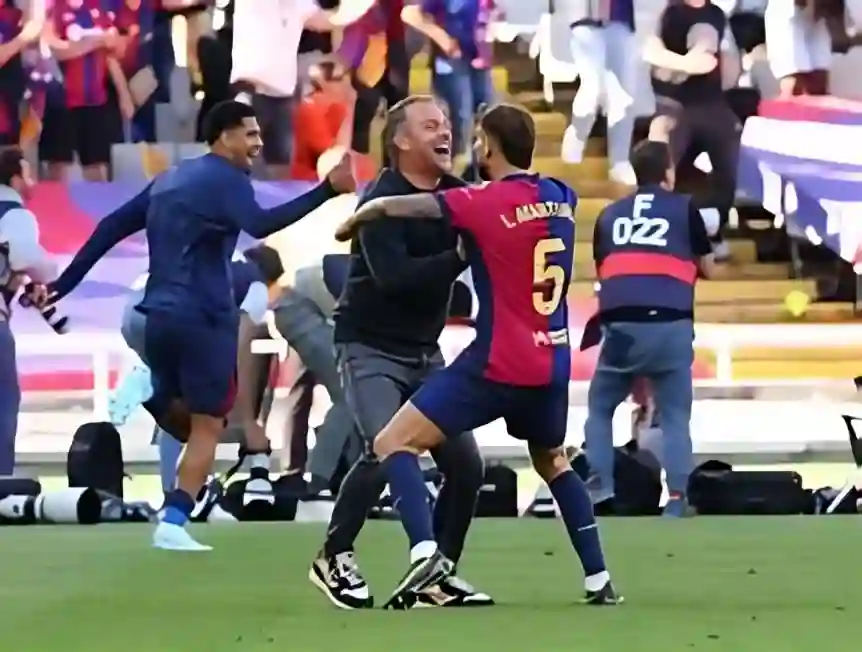 برشلونة يقترب من لقب الدوري